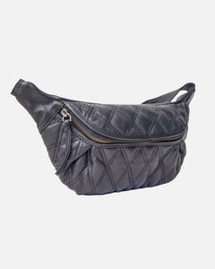 Beck - Diamond Patterned leather Fanny Bag