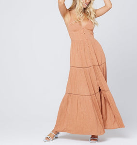 Lspace  Sunrise Escape Dress in Putty