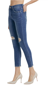 Verona Knee Distressed Skinny Jeans